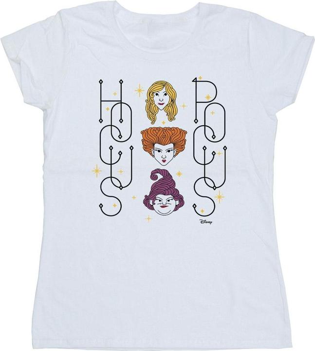 Actual product image Disney Womens/Ladies Hocus Pocus Faces Cotton T-Shirt (L)