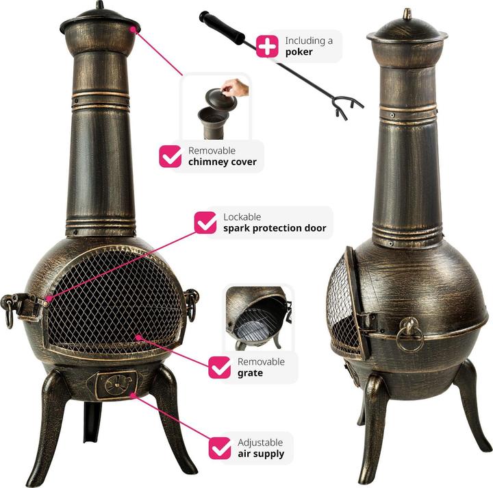Actual product image tectake Patio oven