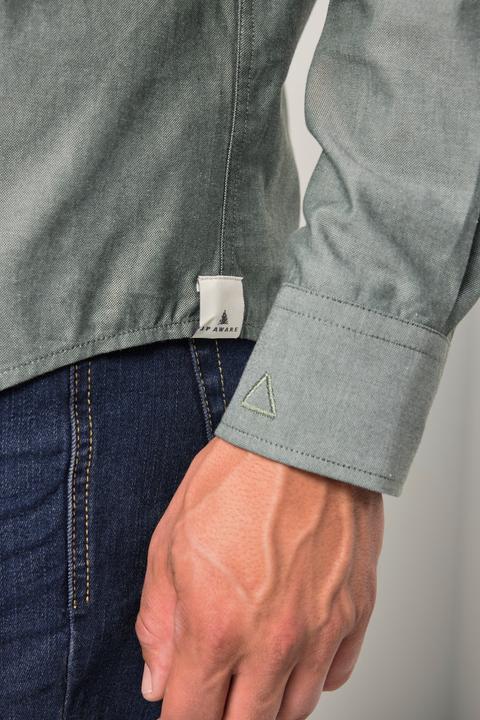 Produktbild JP1880 JP AWARE Oxford-Hemd, Nachhaltigkeit, Langarm, GOTS-zertifizierte Biobaumwolle (4XL)