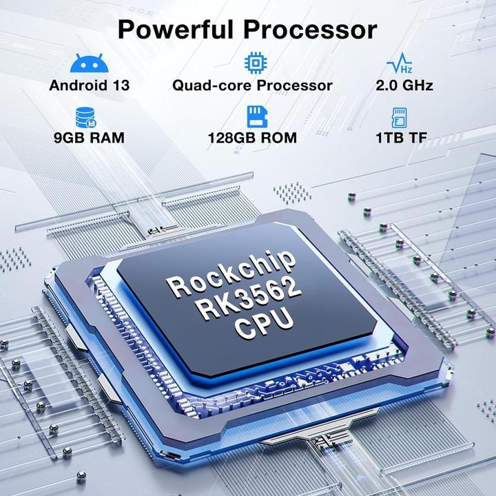 Immagine prodotto Doogee U10 (Solo WiFi, 10.10", 128 GB, Verde, Verde)