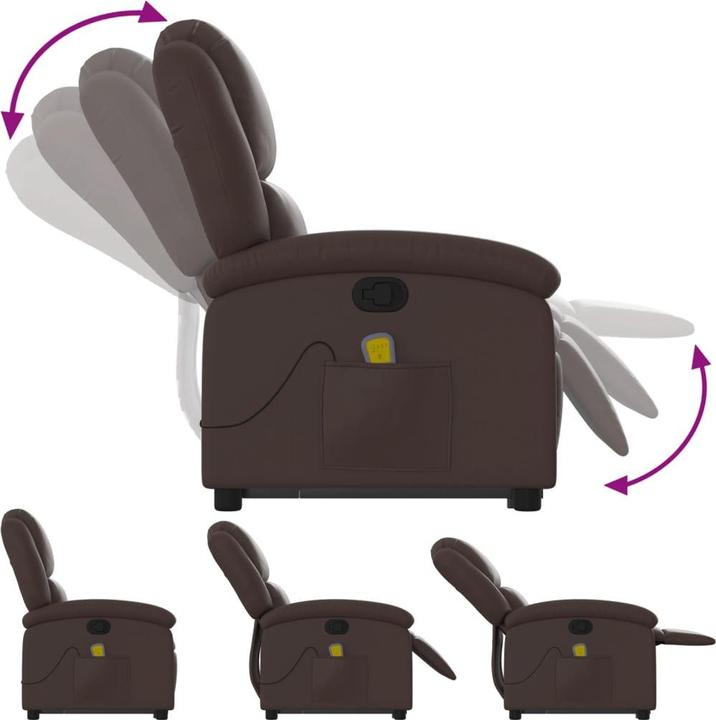 Produktbild vidaXL Massagesessel mit Aufstehhilfe