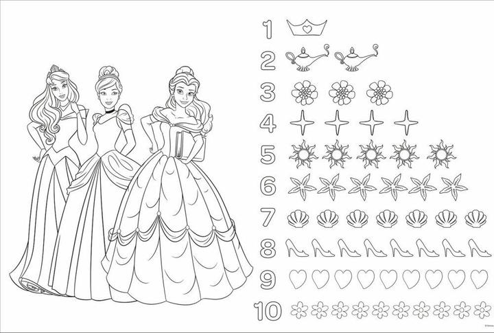 Produktbild Trefl Doppelseitiges Puzzle 24 Elemente Super Maxi Disney Merry Princesses 3in1 (24 Teile)