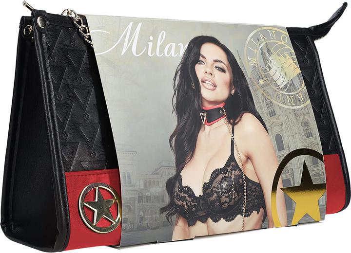 Ouch! Milan Collection - Kit with Bag - Black/Red