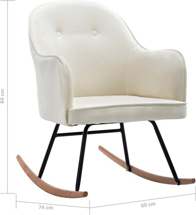 Image du produit vidaXL Schaukelstuhl