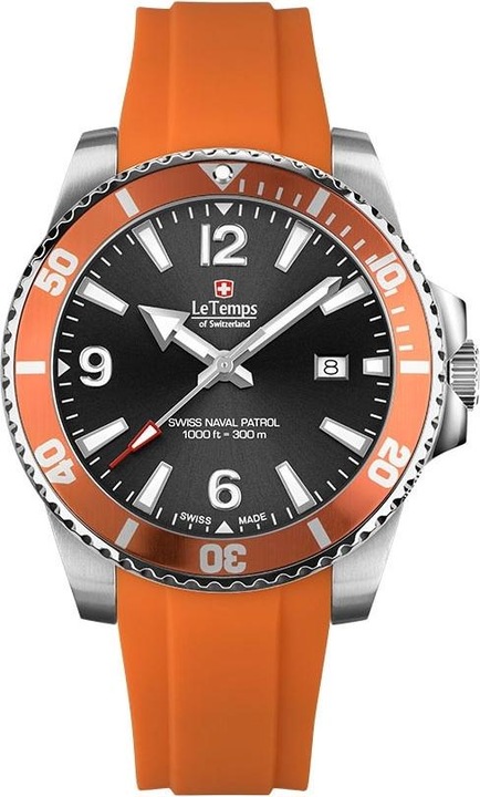 Produktbild Le Temps Swiss Naval Patrol (Analoguhr, 43 mm)