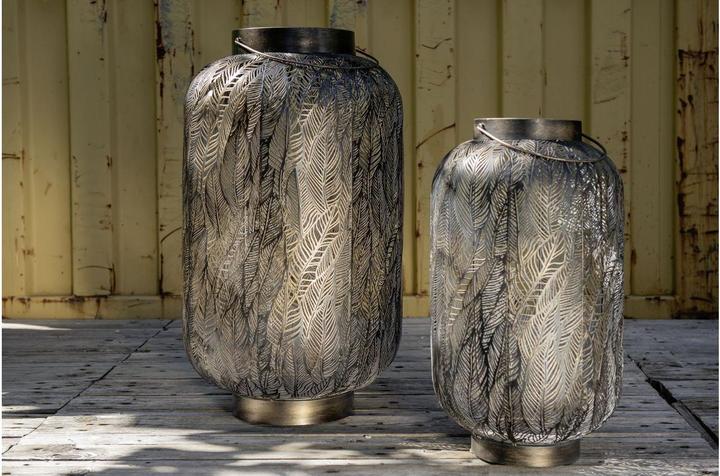 Actual product image STT Laterne Solar Antic Grand Sombra Schwarz