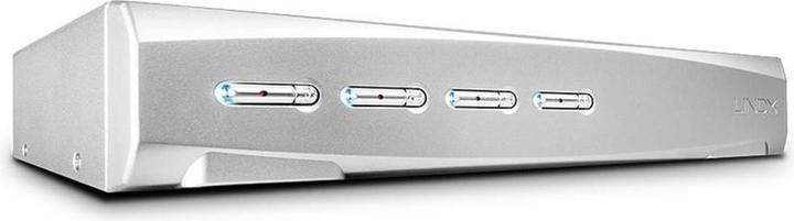 Produktbild Lindy 4 Port DisplayPort 1.2 KVM Switch Pro Audio USB 2.0