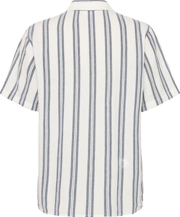 Produktbild KnowledgeCotton Apparel Box S/S Striped Cotton Shirt (S)