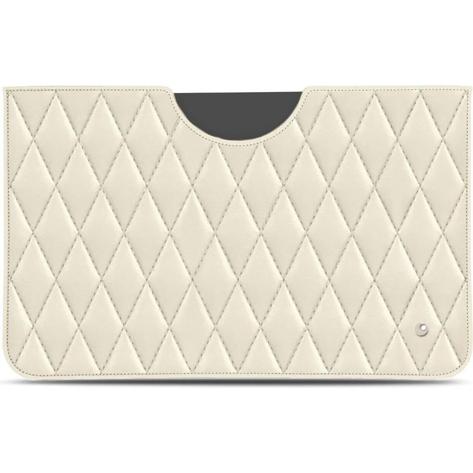 Noreve Lederschutzhülle (iPad 10.2 2019), Tablet Hülle, Weiss