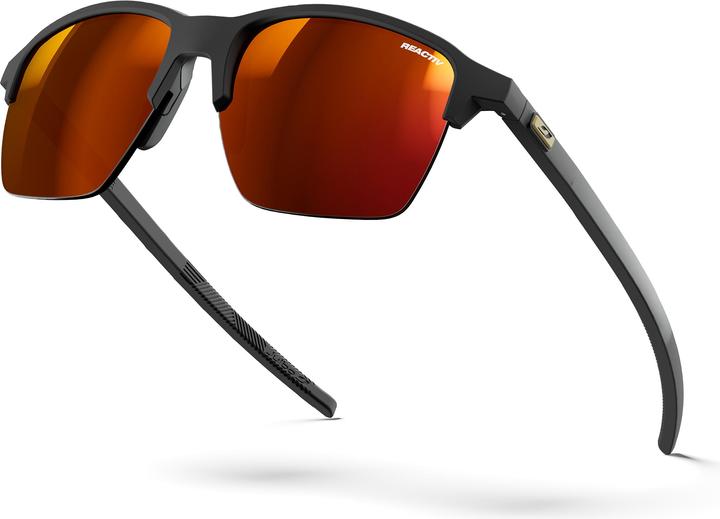 Actual product image Julbo Crossline Reactiv HC S0-3 (VLT 15-87%) (Matt Black, REACTIV 0-3 High Contrast)