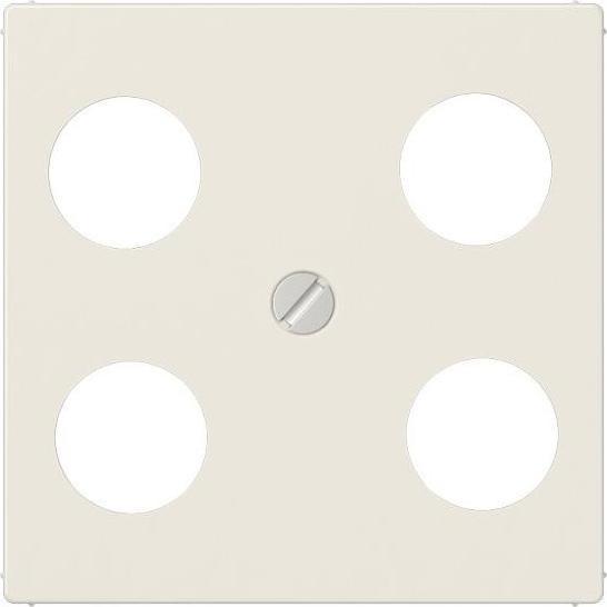 Actual product image JUNG Central plate Sat/TV/Radi AS cws glz A561-4SAT1