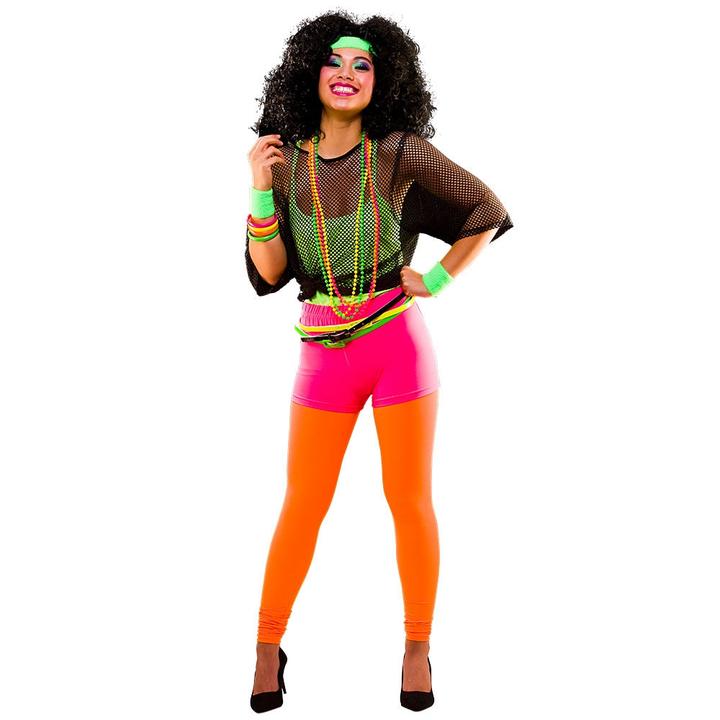 Produktbild Wicked Costumes 80er Neon Gelb Spaghetti Träger Shirt (XS)