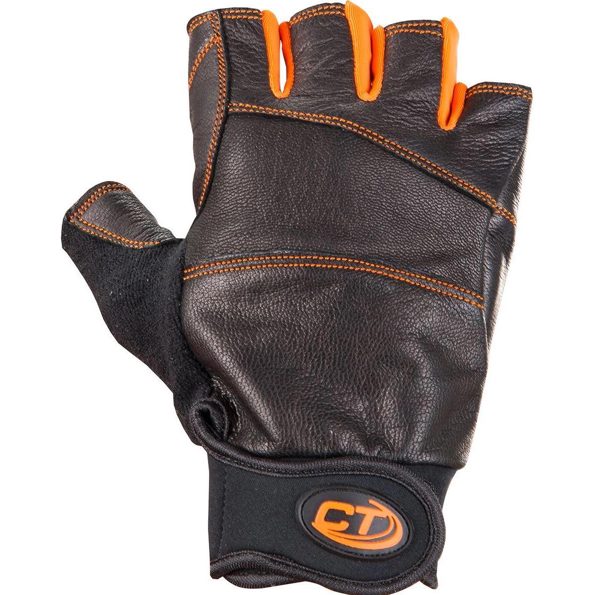 Climbing Technology, Herren, Handschuhe, Progrip Ferrata Half-Fingers Klettersteighandschuh, Schwarz, (S)