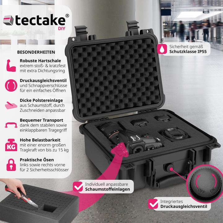 Immagine prodotto tectake Custodia universale per foto (Custodia fotografica, 8.90 l)