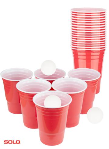 Image du produit MrPong Beer Pong Set Red SOLO Cups