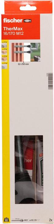 Produktbild Fischer TherMax 16/170 M12 (2 Stk.)