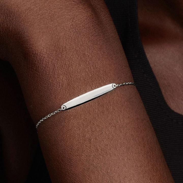 Immagine prodotto Pandora Engravable Bar Chain Bracelet (16 cm, Argento 925)