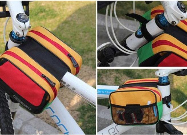Actual product image Roswheel Universal bicycle bag for the bicycle frame (1.50 l, Frame bag)