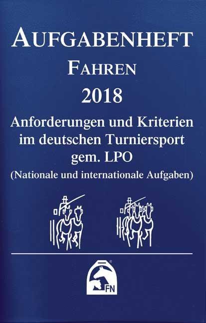 Produktbild Aufgabenheft - Fahren 2018 (Deutsch, 2017)