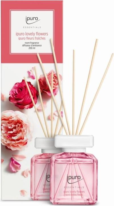 Image du produit Ipuro parfum d'ambiance rafraîchissant lovely flowers - rafraîchisseur d'ambiance discret avec des