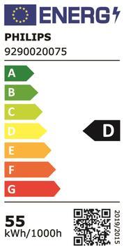 Energy Label Philips LED E40 55 W = 100 Neutral White (E40, 9000 lm, 1 x)
