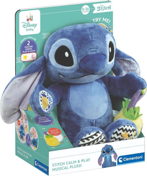 Productafbeelding Clementoni Stitch Musical pluche (30 cm)
