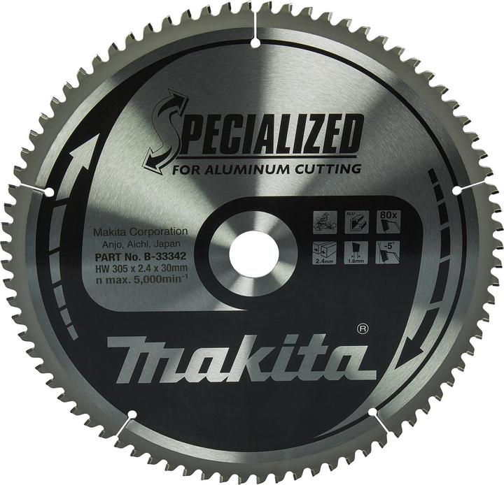 Productafbeelding Makita SPECIALIZED Zaagblad 305x30x80Z