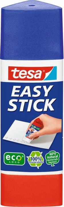 Actual product image tesa ecoLogo Easy Stick glue stick, 25 g, counter display