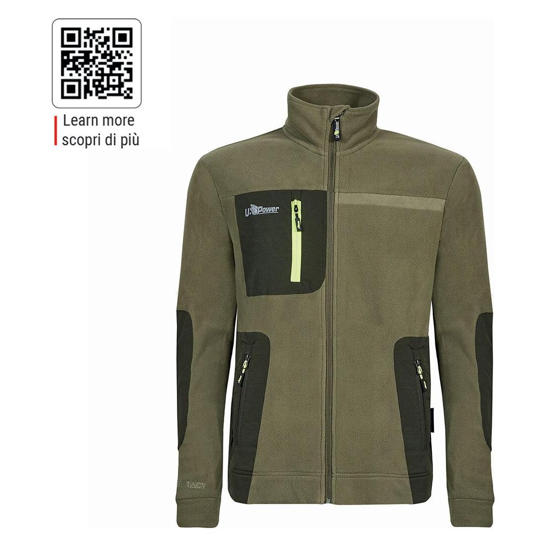 Upower, Giacca Da Lavoro, U-Power Felpa Burnt Olive Taglia M (M)