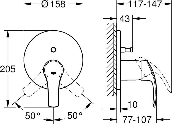 Immagine prodotto Grohe Miscelatore monocomando Eurosmart per la vasca da bagno