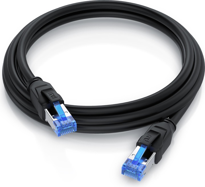 Actual product image Primewire CAT 8.1 Network Cable 40 Gbits - LAN Cable Patch Cable - CAT 8 Gigabit Ethernet Cable - RJ45 Plug (S/FTP, CAT8.1, 0.50 m)