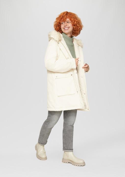 Image du produit S.Oliver Outdoor-Jacke Gefütterter Parka mit abnehmbarem Kunstfell (XL)
