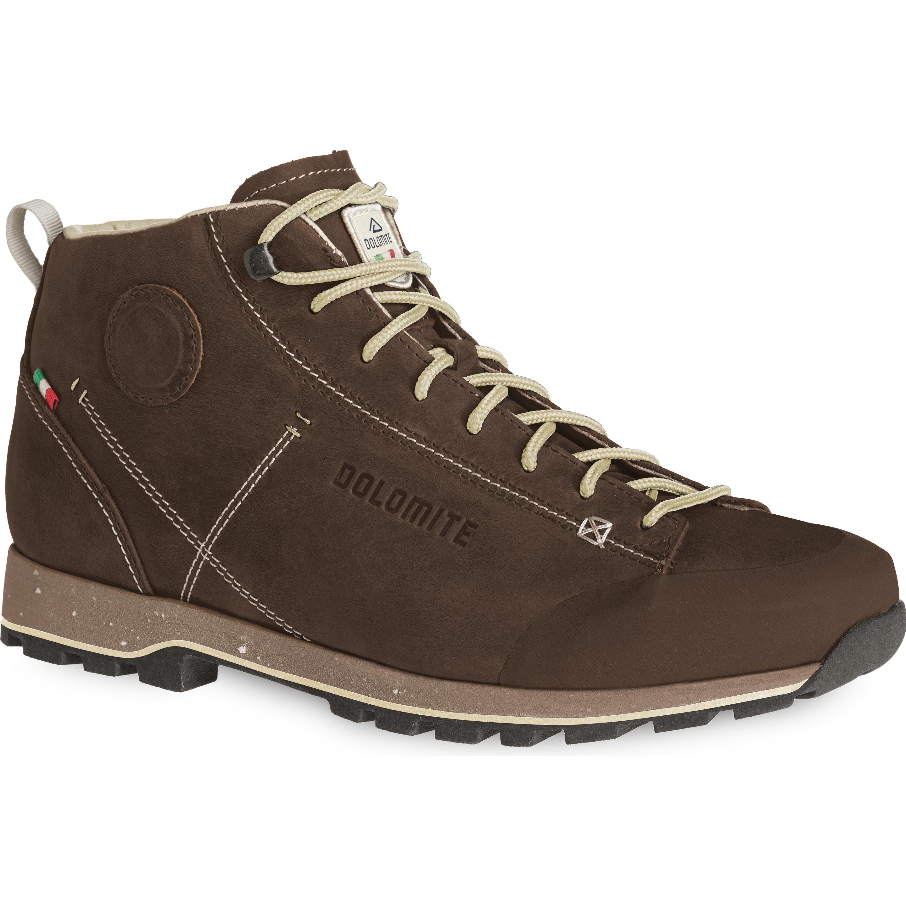 Dolomite, Herren, Wanderschuhe, Cinquantaquattro Mid Full Grain Leather Evo (44), Braun