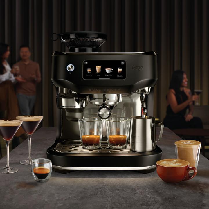 Actual product image Sage the Oracle Dual Boiler Black Truffel