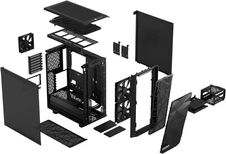 Image du produit Fractal Meshify 2 Compact Black TG Dark (ATX, mATX, Mini-ITX)