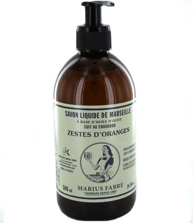 Immagine prodotto Marius Fabre Sapone liquido di Marsiglia con scorza d'arancia - 500ml - (Sapone liquido, 500 ml)