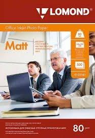 Produktbild Lomond Photo Inkjet Paper Matte 85 g/m2 A4, 500 sheets, double sided (85 g/m², A4, 500 x)