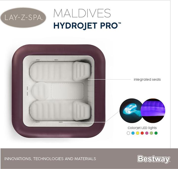 Produktbild Bestway Lay-Z-Spa Maldives HydroJet Pro (7 Personen)