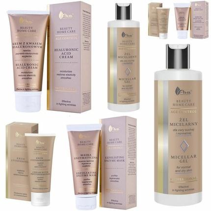 AVA Laboratorium Beauty HomeCare Phytohormone Hyaluronsäure Creme Enzym Algen Micellar (Gesichtspflege Set) (5906323003979)