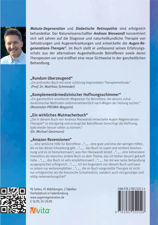 Image du produit Makula-Degeneration und Diabetische Retinopathie (Allemand, Andreas Nieswandt, 2024)