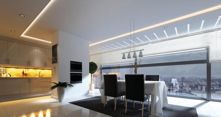 Produktbild Kanlux LED-Streifen STRIP L120 CCT 1m = 16W 33317 (Tageslicht, Warmweiss, Weiss, 500 cm, Indoor)