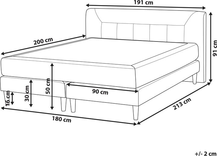 Actual product image Beliani Marquise (180 x 200 cm)