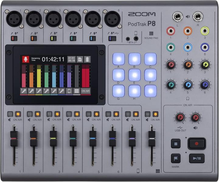 Productafbeelding Zoom P8 PodTrak (Multitrack recorder)