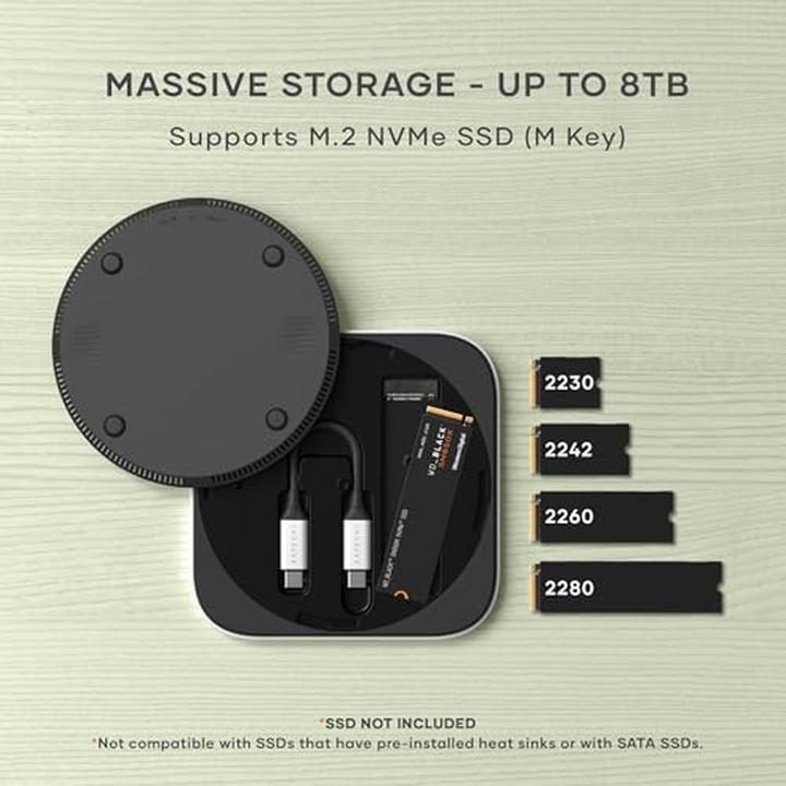 Image du produit Satechi Boîtier USB4 Slim NVMe SSD (M.2 2280)