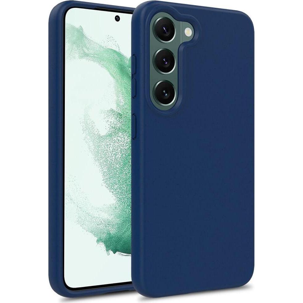 Cover-Discount Galaxy S23 - Eco-Friendly Bio Case blau (Samsung Galaxy S23), Smartphone Hülle, Blau