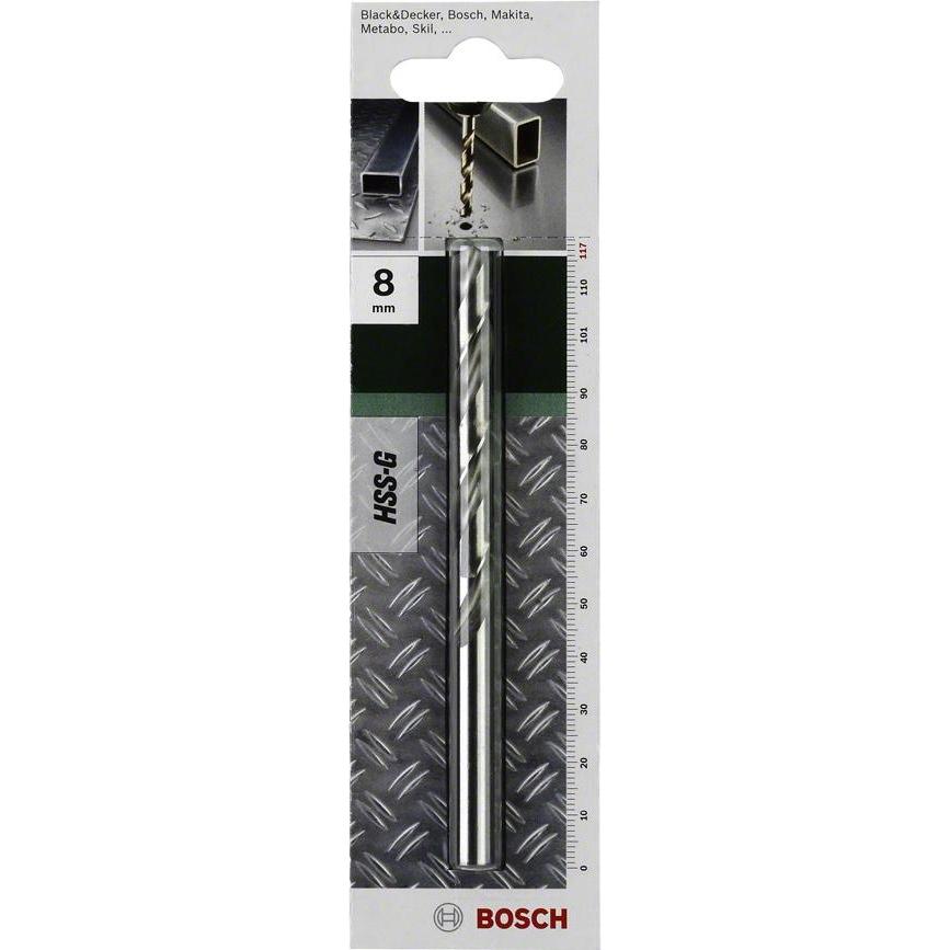 Bosch Zubehör, Bohrereinsatz, Metallbohrer HSS-G, DIN 338 D= 4,8 mm L= 86 mm (4 mm)