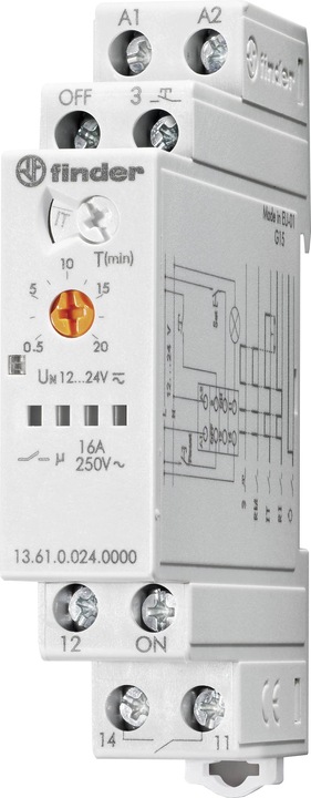 Produktbild Finder Stromstoss-Schalter Hutschiene 13.61.0.024.0000 1 Wechsler 1 St.