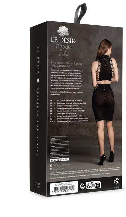 Actual product image Le Désir Kala XXXVII - Two Piece with Turtleneck, Crop Top and Skirt - One Size (One size)