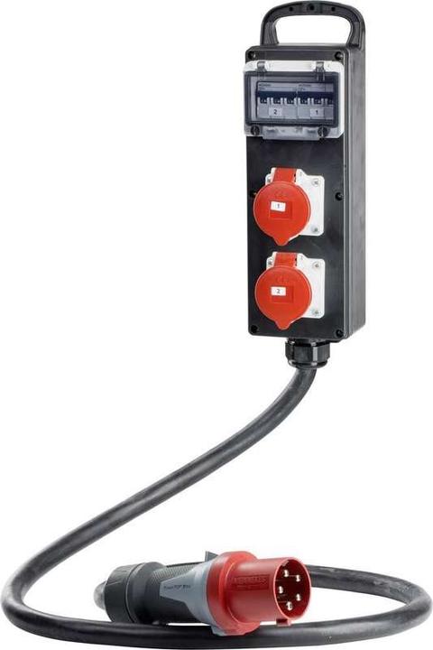 Productafbeelding As - Schwabe als Schwabe CEE Stroomverdeler S 10 400 V 32 A (2 x, CEE, 2 m)