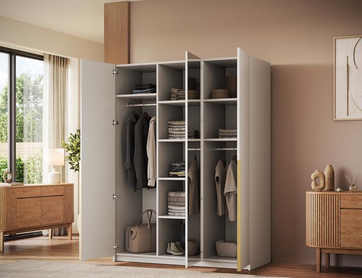 Produktbild ADRK Furniture Alera III Drehtürenschrank (148 x 58 x 204 cm)
